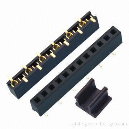 2.0mm Pitch Female Headers, Single Row, SMT Type, 4.0/4.3/4.6mm Height